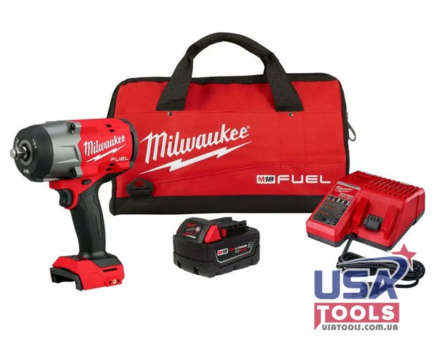 Гайкокрут 1490/2034 нм 1/2" безщітковий Fuel (1 x 5.0 Аг) Milwaukee 2967-21B (комплект)