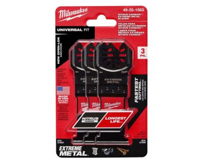 Набір з 3 карбідних Nitrus полотен по металу для мультитула Milwaukee 49-25-1563