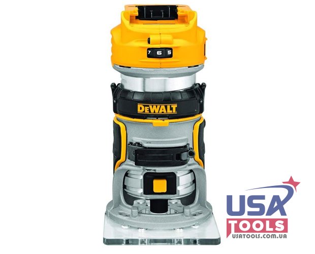 Акумуляторний безщітковий фрезер цанга 6.35 (1/4") мм 18/20В Li DeWALT DCW600B (каркас)