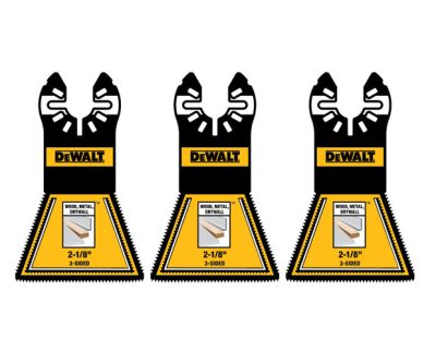 Набір демонтажних тристоронніх полотен 54 мм 3 шт для мультитула DeWALT DWA4283-3