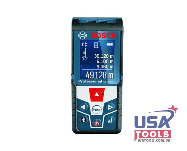 Лазерний далекомір з кольоровим екраном та Bluetooth на 50 м Bosch GLM50C