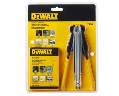 Степлер для кільцевих скоб С-Ring 17.4/7.1 мм DeWALT P7DW (1000 скоб у комплекті)