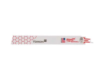 23 см біметалічне 10 TPI підсилене полотно для шабельної пили по металу Torch Milwaukee 5713